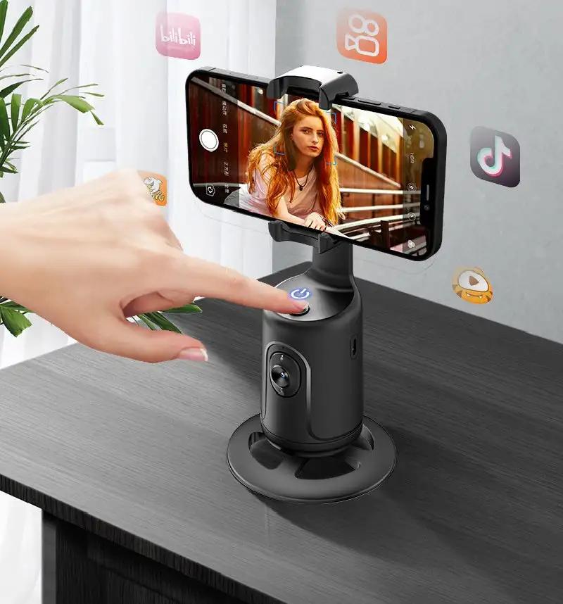 ai gimbal Auto Face Tracking Gimbal AI Smart Gimbal Face Tracking Auto Phone Holder For Smartphone Video Vlog Live Stabilizer Tripod
